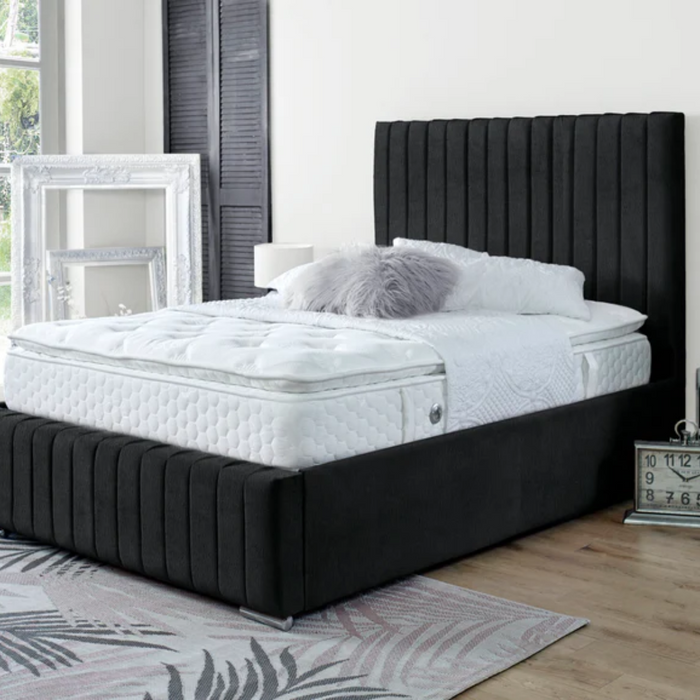 Black Velvet | Kingsize Bedframe | Bella