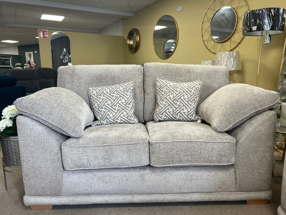 Lucy 3+2+1 Seater Enzo Stone Fabric Sofa