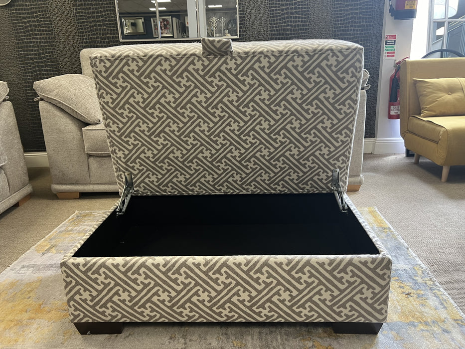 Lucy 3+2+1 Seater Enzo Stone Fabric Sofa