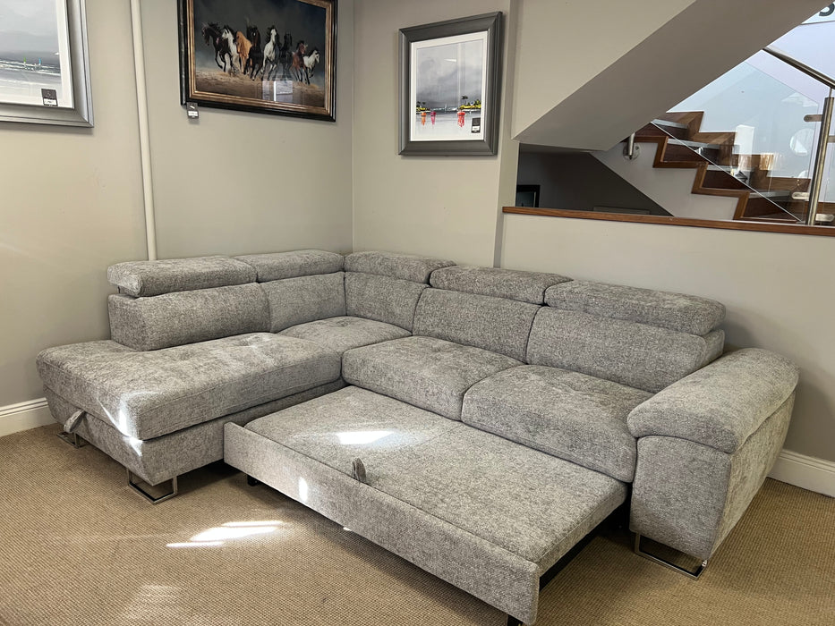 Milan grey sofa bed