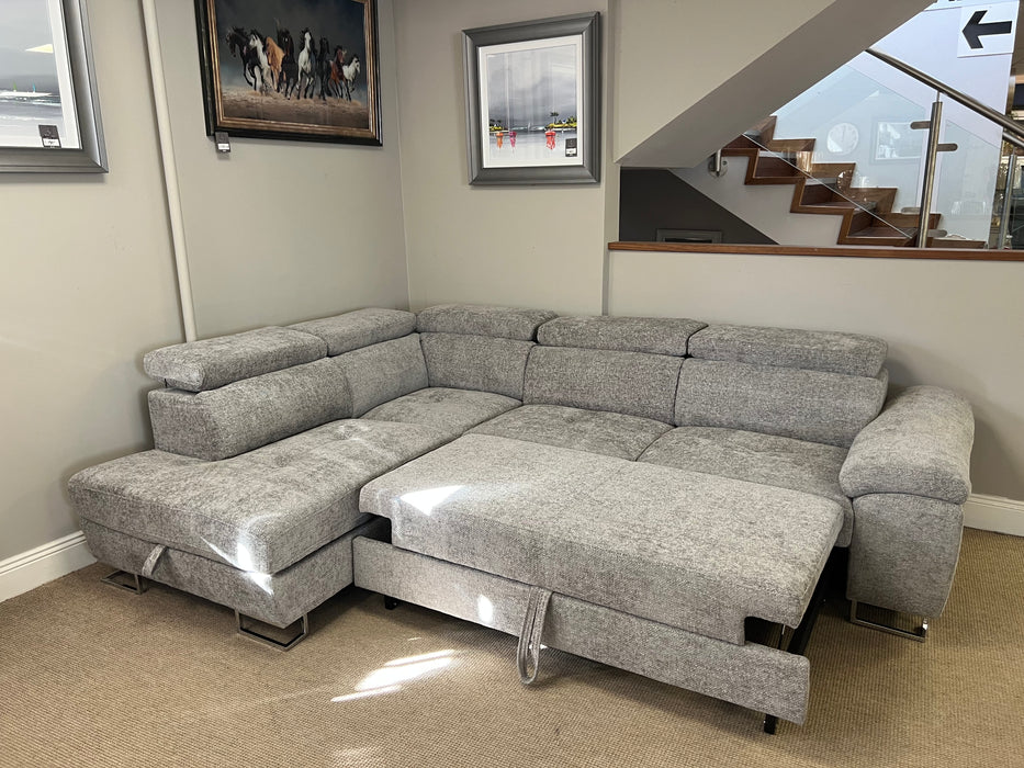 Milan grey sofa bed