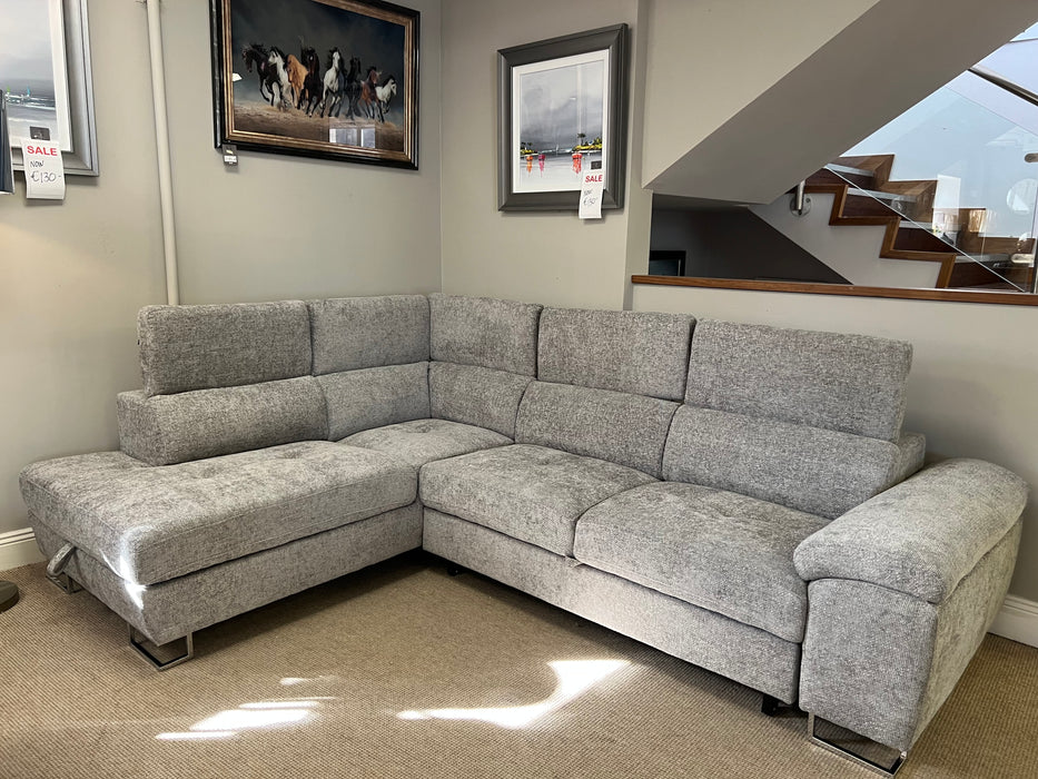 Milan grey sofa bed