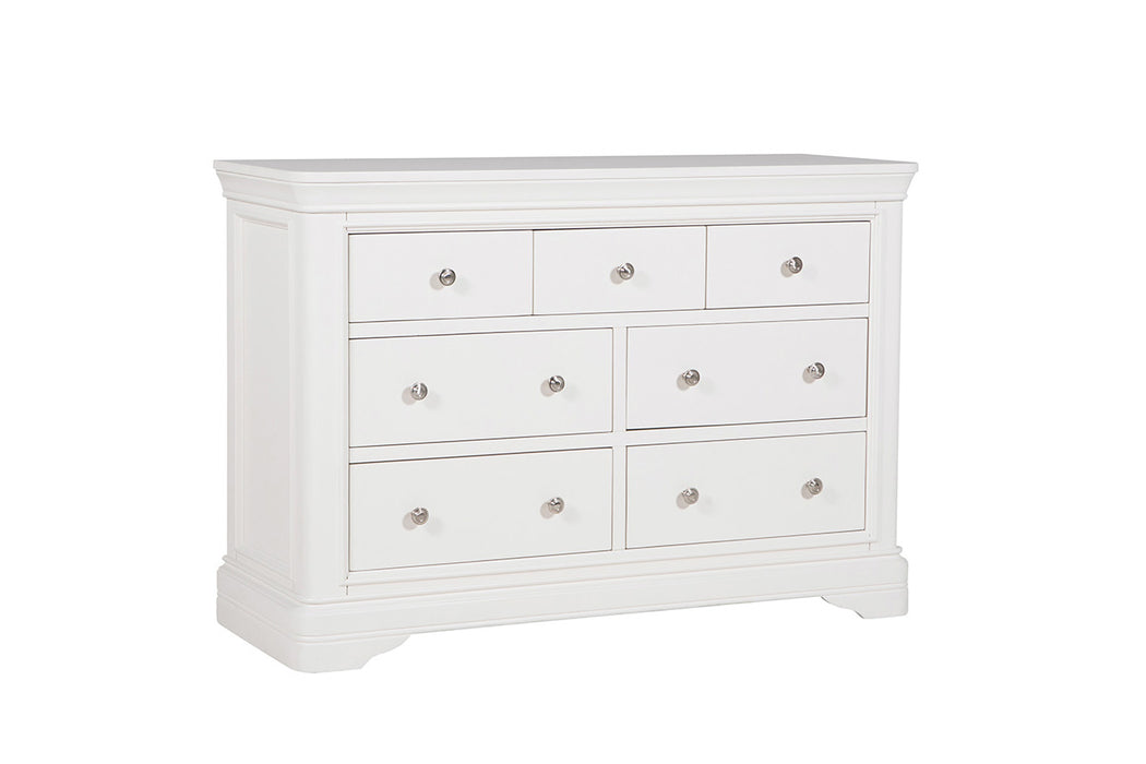 MABEL BONE 7 DRAWER DRESSING CHEST ***PRE ORDER NOW FOR JULY 2024 DELIVERY***