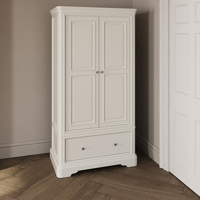 Mabel Bone 2 Door Wardrobe