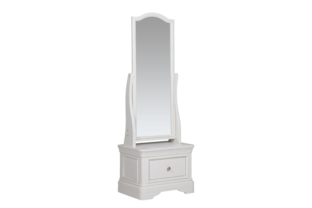Mabel Bone Cheval Mirror