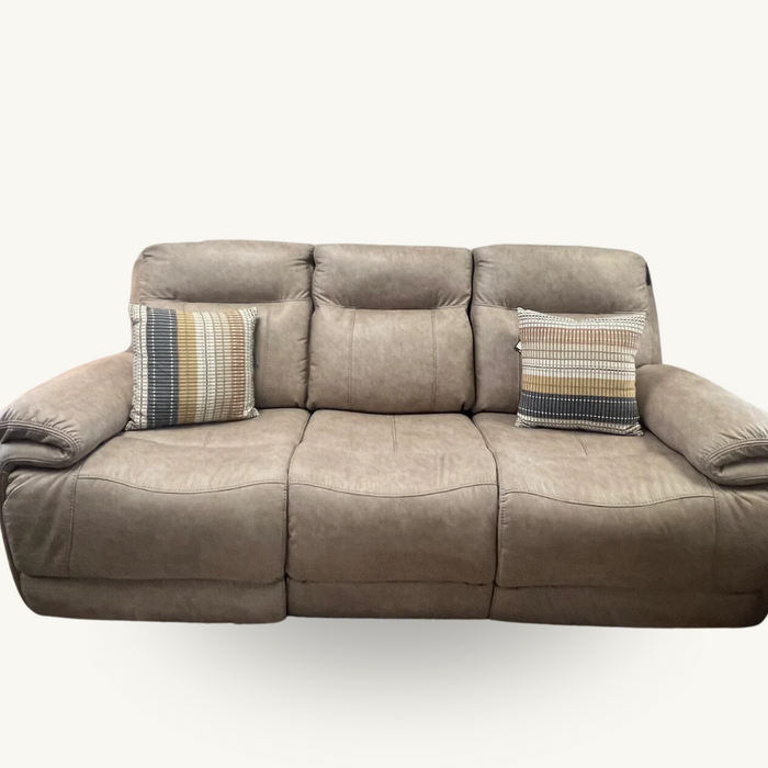 Oslo 3 Seater Motorised Recliner Sofa  | Ecru