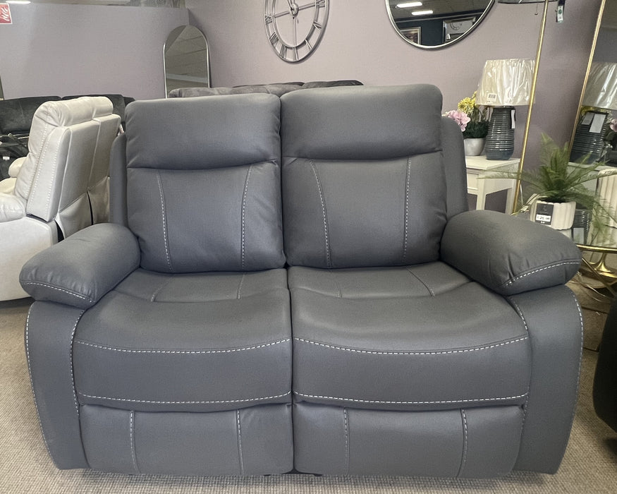 Positano Grey 2 Seater Recliner Sofa