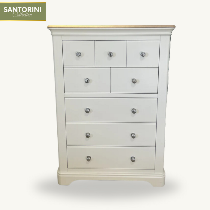 Tall Chest of Drawers | Santorini Collection | Oak Finish