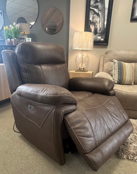 Oslo Chocolate | 3+2+1 Motorised Reclining Sofa Suite