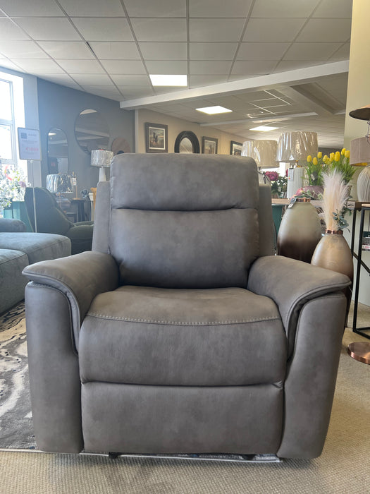 Verona Grey Power Recliner Armchair