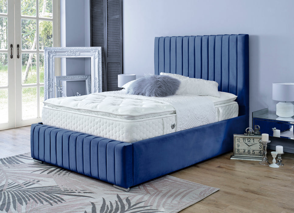 Blue Velvet | 4ft Bedframe | Bella