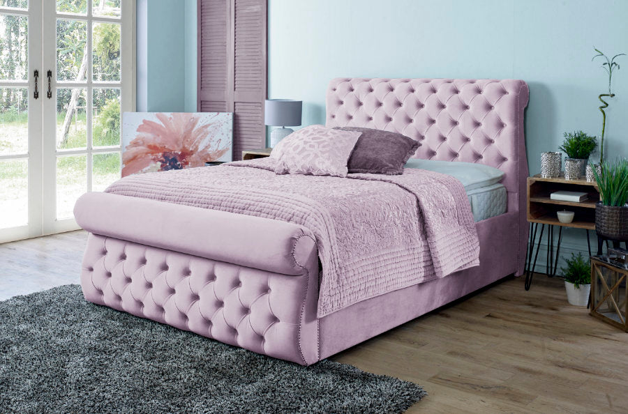 Swan Pink Single Bedframe