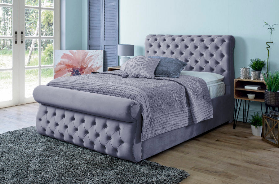 Swan Grey Super-King Bedframe