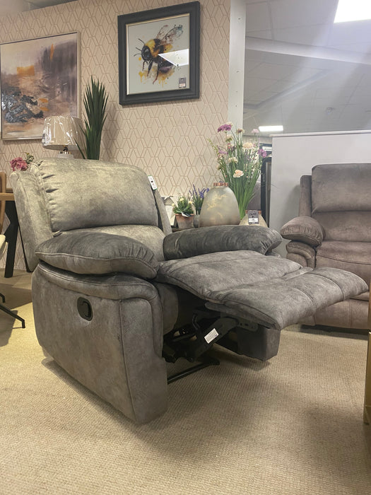 AMELIA RECLINING ARMCHAIR - GREY