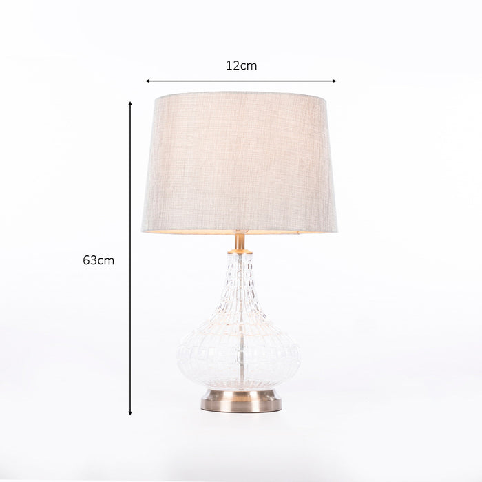 Lana Bulb Table Lamp Charcoal 60cm