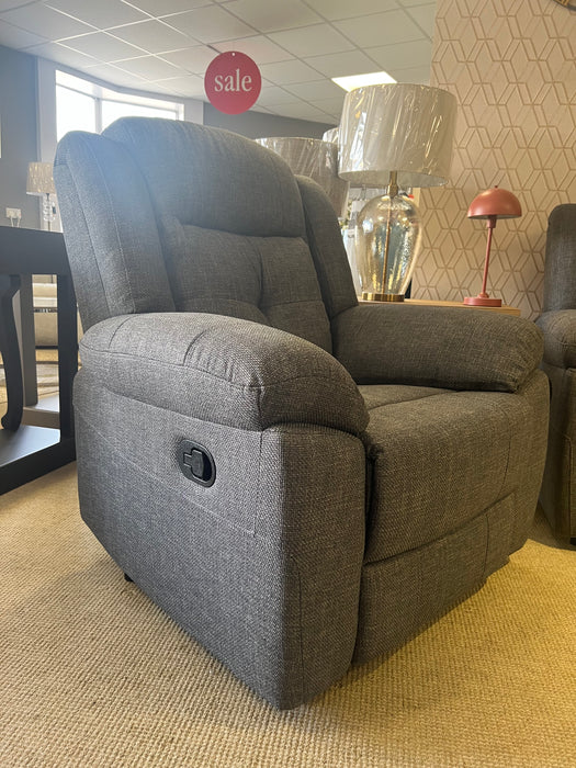 Celeste Anthricite Manual Recliner 3+1+1