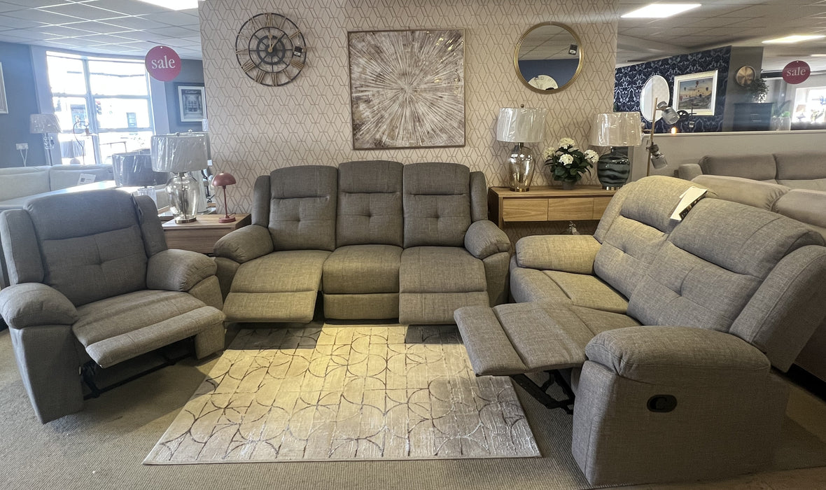 Celeste Stone Manual Recliner 3+1+1