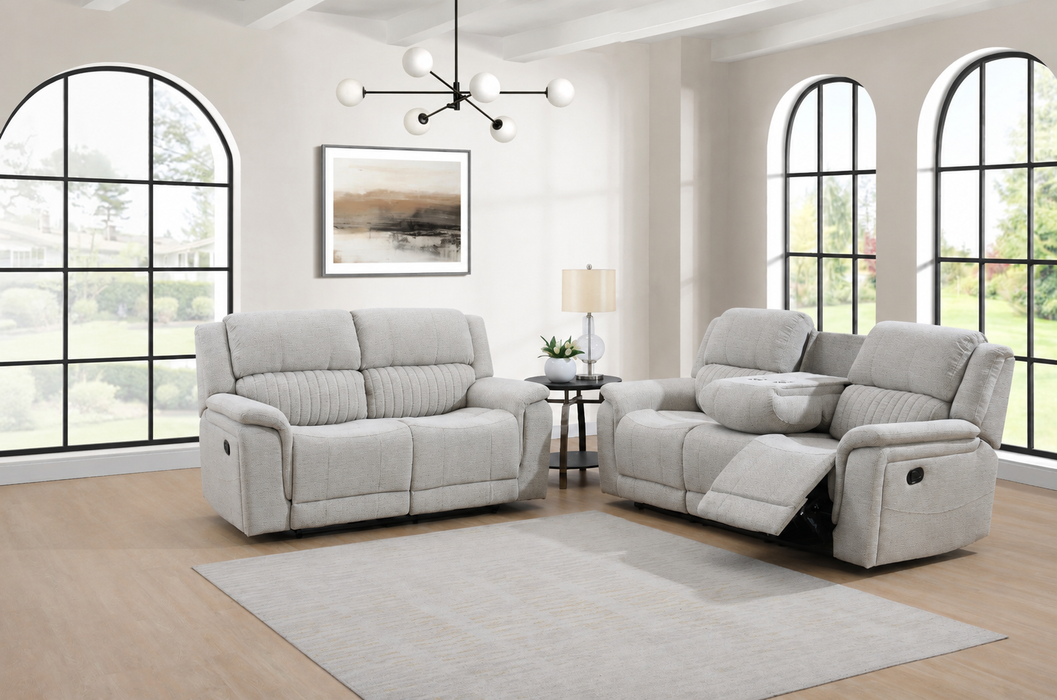 Kenmare Manual Recliner 3+2 Suite  – Pebble Fabric