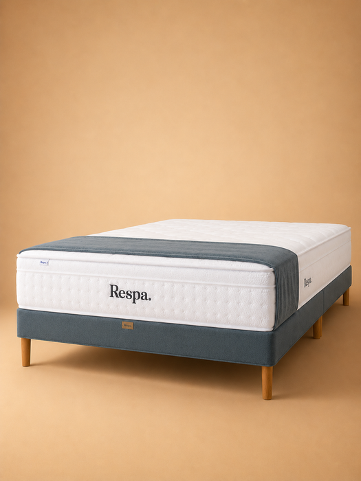 Respa Inspire Super-King Divan Base With 8" Beech Legs