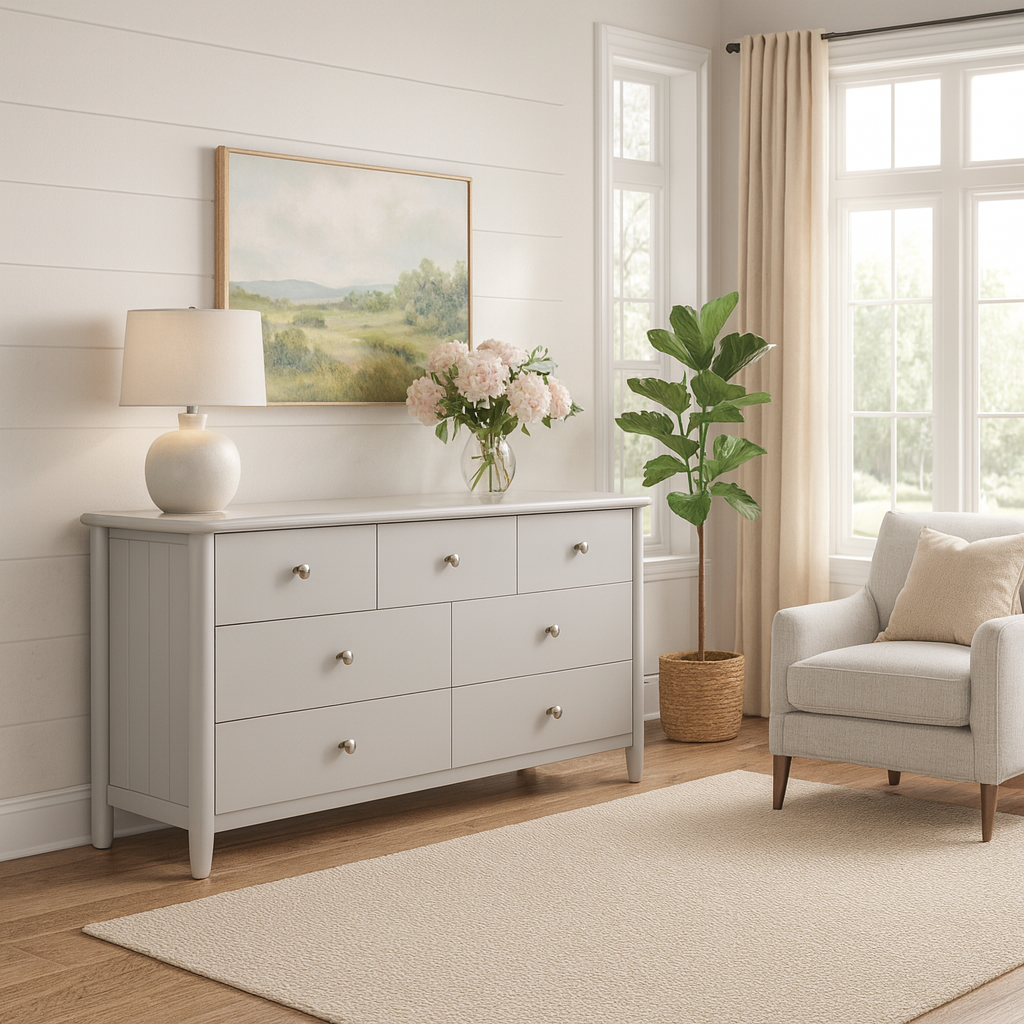 7 Drawer Wide Chest of Drawers | Paris Collection