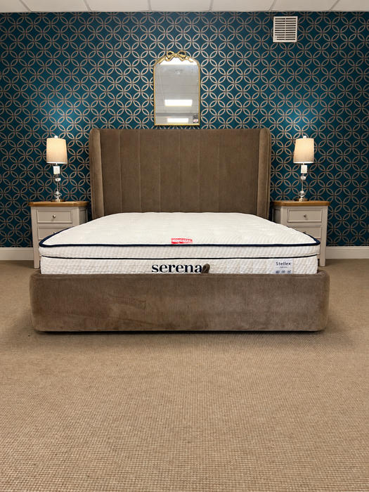 Delphine Ottoman Bedframe – Mink