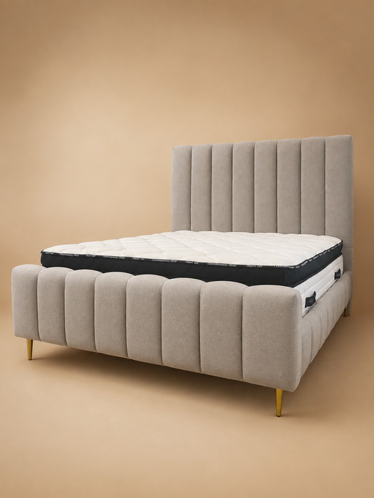 Ellie Oyster Hotel Style Bedframe