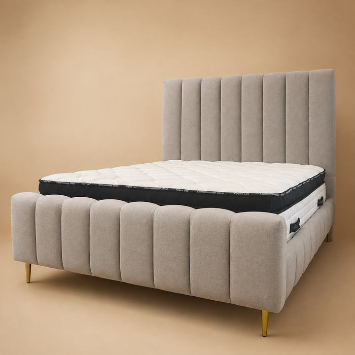 Ellie Oyster Hotel Style Bedframe