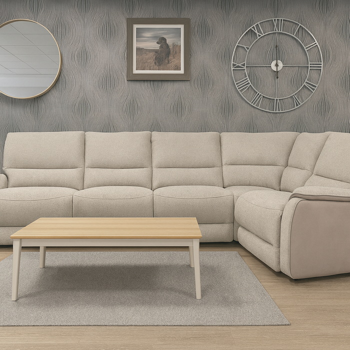 Denver Latte Motorised Corner Sofa