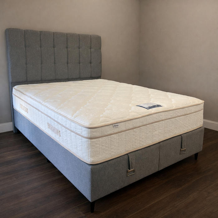 Opulence Grey Ottoman Bed Frame