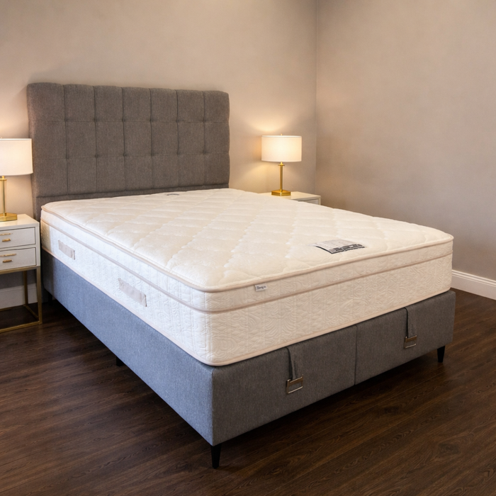 Opulence Grey Ottoman Bed Frame