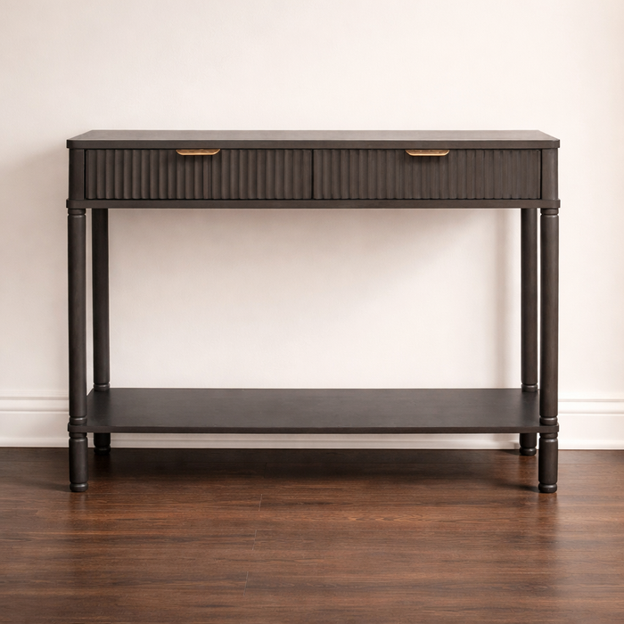 Harmon Grey 2 Drawer Console Table
