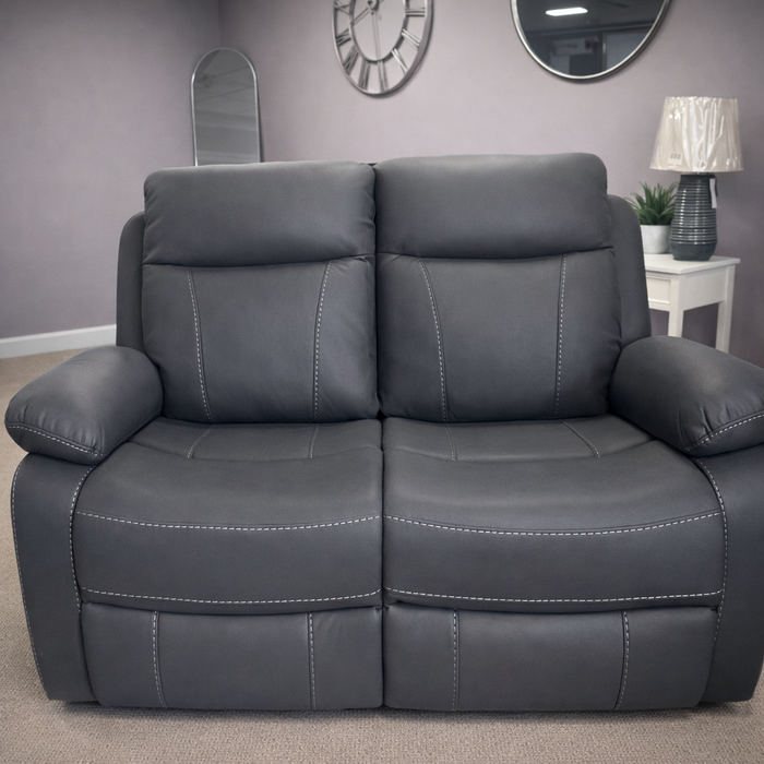 Positano 2 Seater Recliner Sofa | Grey Colour