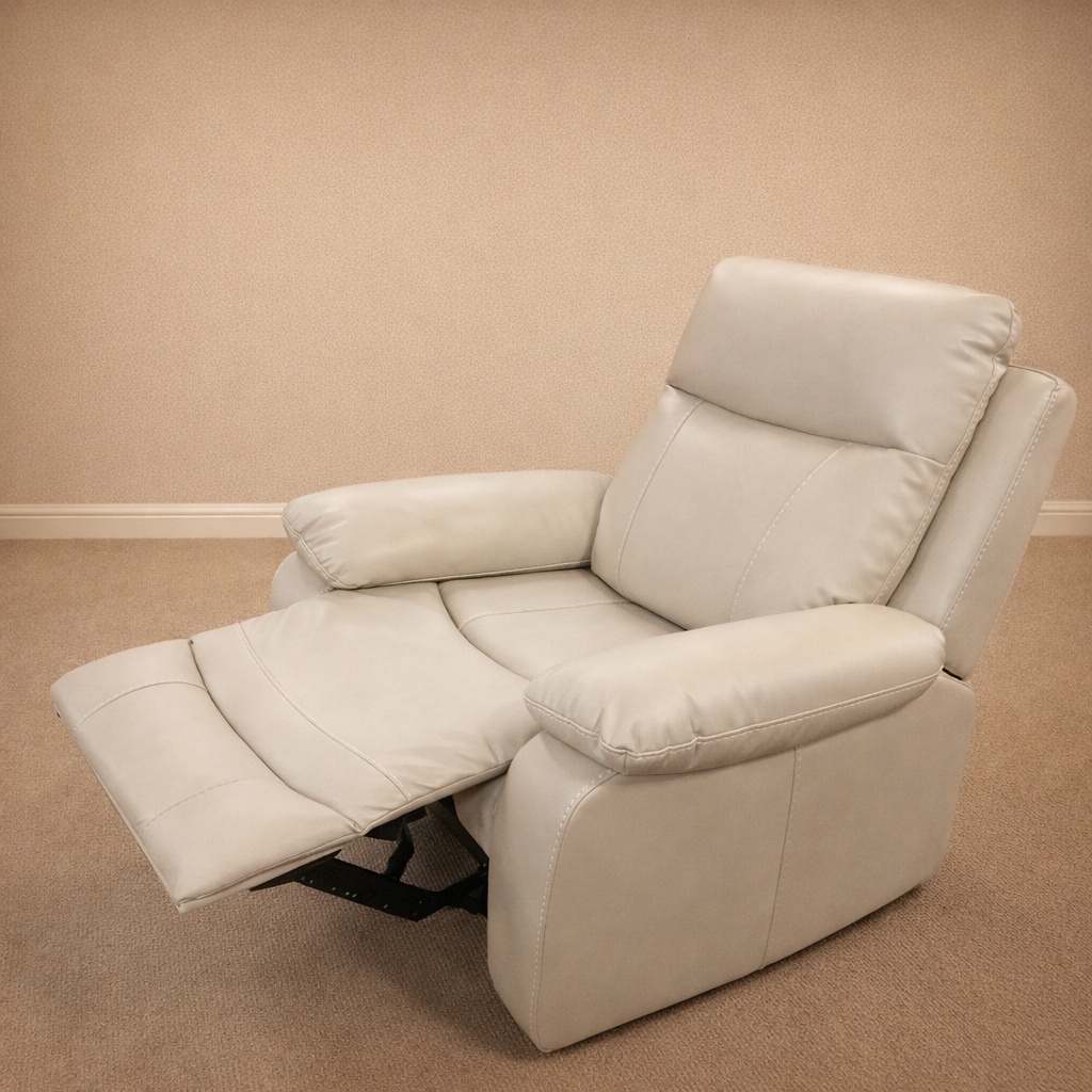 Positano Beige Reclining Armchair