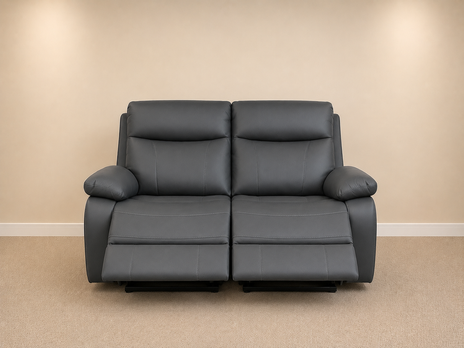 Positano Grey 2 Seater Recliner Sofa