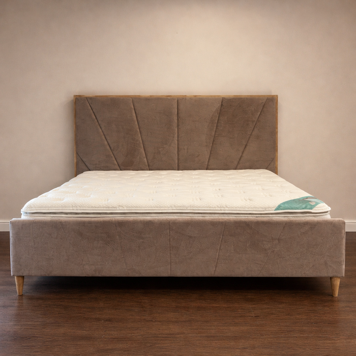 Elowen Taupe Scandinavian Bedframe