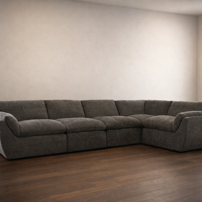 Skellig 5 Seater Stone Modular Corner Sofa