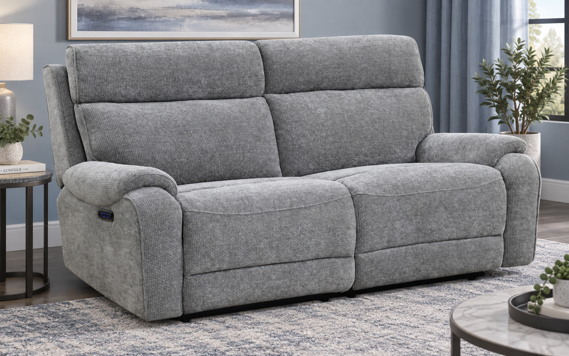 Newgrange 3+1+1 Power Recliner Suite – Dove Grey