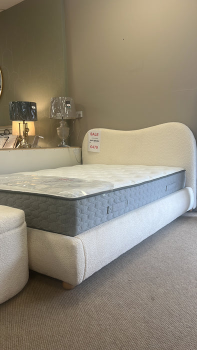 Kate Cream Double Bed Frame (Display Model)