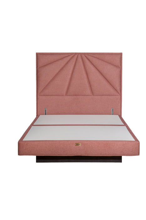 Respa Small Double Illuminating Floating Divan with Sunrise Headboard