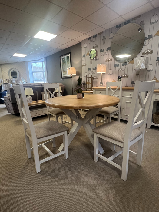 Maya Round Dining Table With 4 Chairs