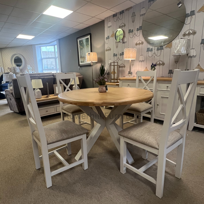 Maya Round Dining Table With 4 Chairs