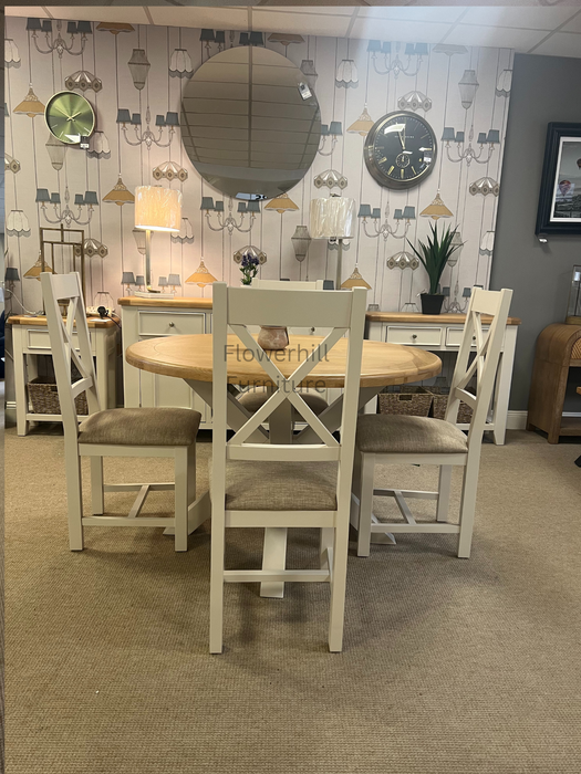 Maya Round Dining Table With 4 Chairs