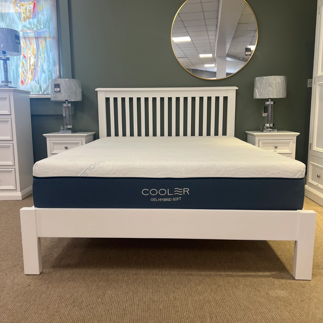 Small Double 4ft Bedframe |Trent White