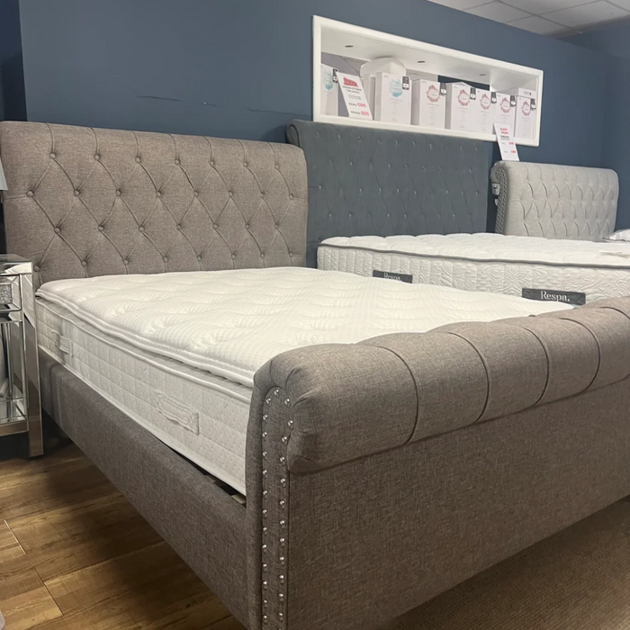 Kingsize Bed-Frame | Cambourne Latte
