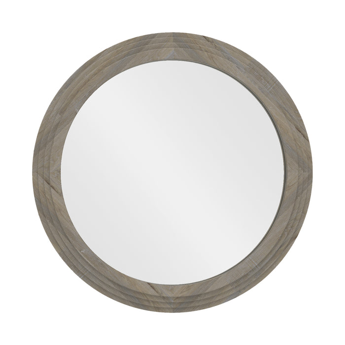 Luna Stepped Round Mirror 90cm