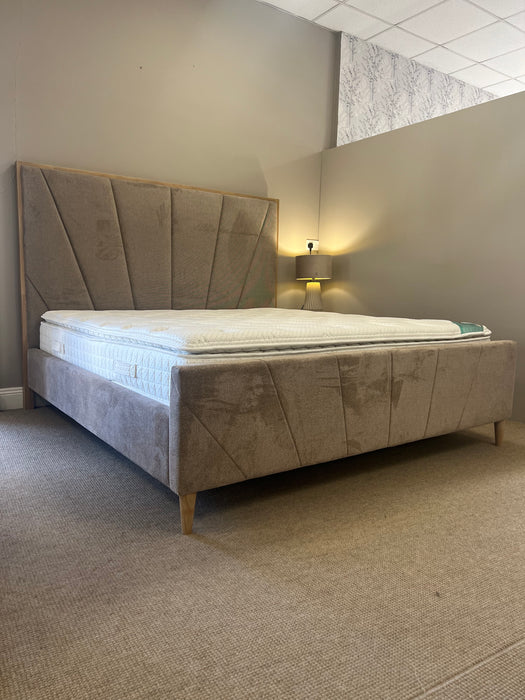 Elowen Taupe Scandinavian Bedframe