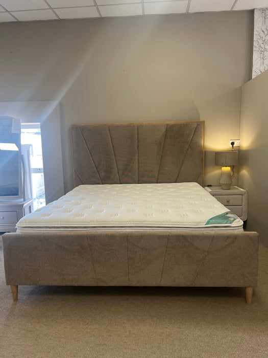 Elowen Taupe Scandinavian Bedframe