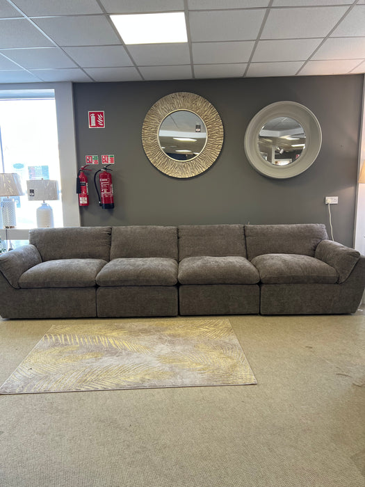 Skellig 5 Seater Stone Modular Corner Sofa