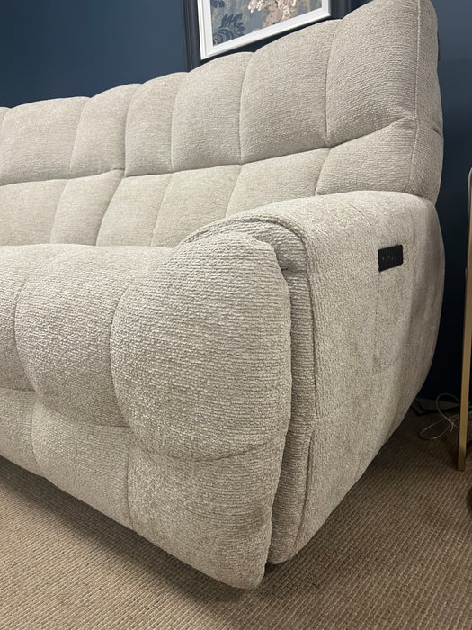 Cloud Silver Modular Power Recliner Corner Sofa
