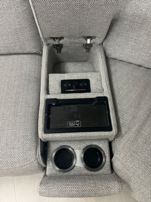 Apex media corner recliner suite